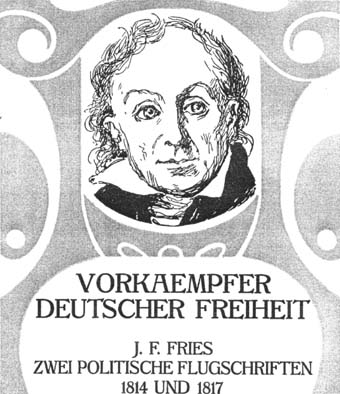 Jacob Friedrich Fries in einer zeitgenössischen Radierung.